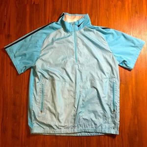 Nike Golf Light Blue Windbreaker Pullover Jacket